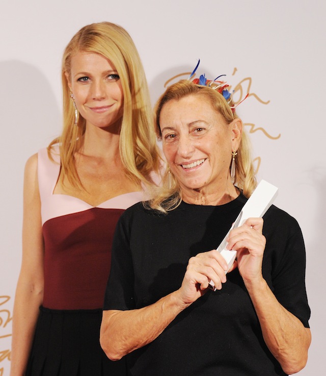 British Fashion Awards 2013 - Winners Room