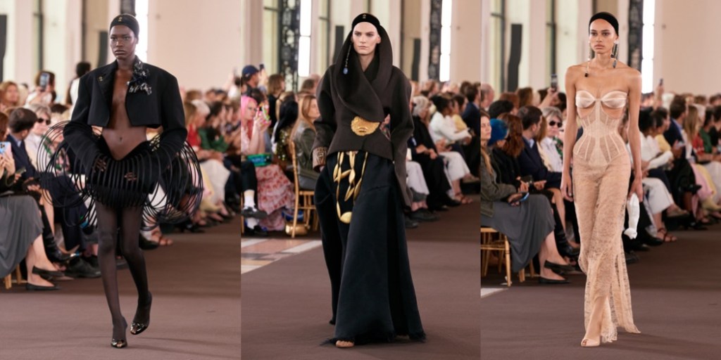 Schiaparelli AW23 Haute Couture looks.