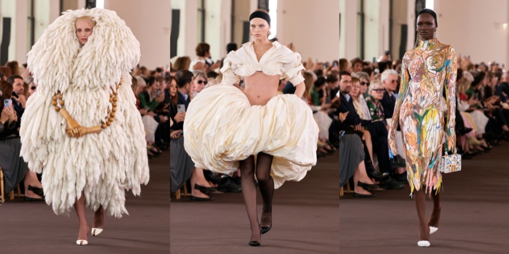 Schiaparelli AW23 Haute Couture looks.