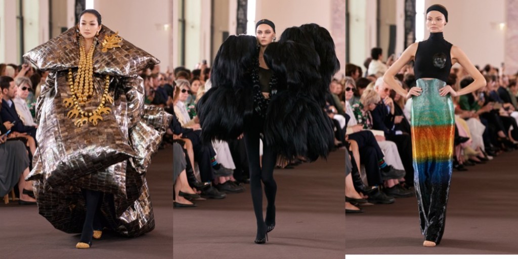 Schiaparelli AW23 Haute Couture looks.