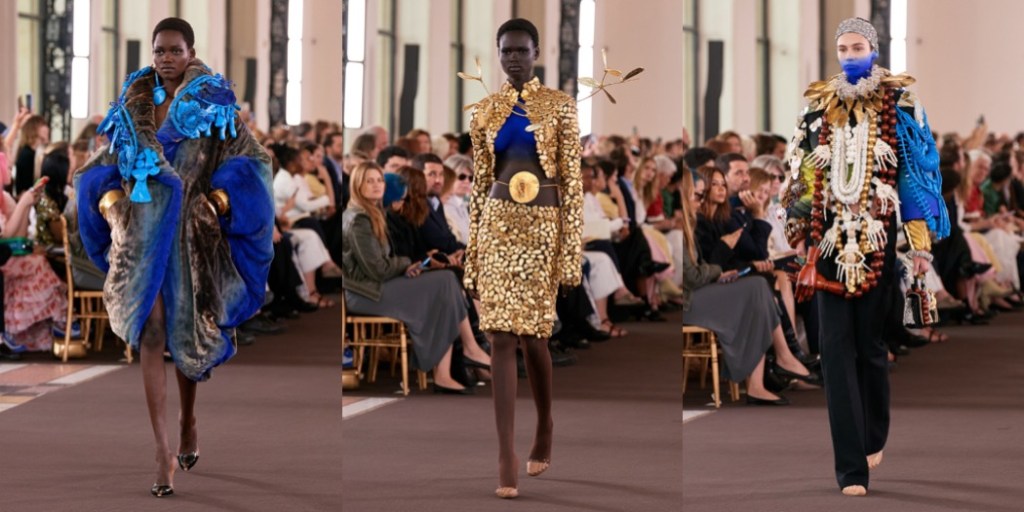 Schiaparelli AW23 Haute Couture looks.